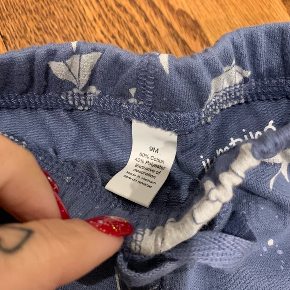 Blue bear joggers by jumping beans size 9 months - Picture 3 of 3